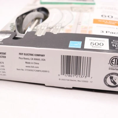 (2-Pk) Feit Electric Chandelier LED Light Bulb 60W Soft White - Image 1 of 4