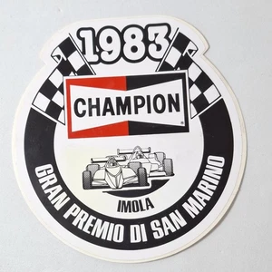 1983 Champion Imola Gran Premio Di San Marino Adesivo Anni 80 Vintage  - Picture 1 of 3