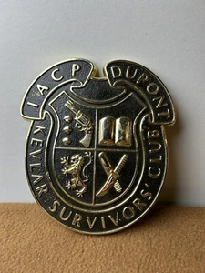 IACP Dupont Kevlar Survivors' Club Plaque Shield - Picture 1 of 8