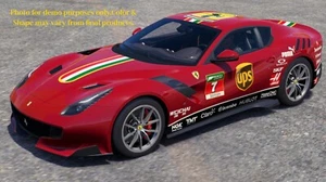 1/10 Lexan Clear RC Car Body Shell for FERRARI F12 WT190mm - Picture 1 of 8