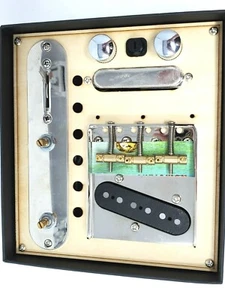 Saddle Bridge Plate Loaded Alnico V Pickups 3-way Switch Control Plate OPEN BOX - Picture 1 of 7