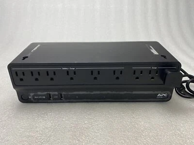 APC BE850G2 - Respaldo de batería y protector contra sobretensiones UPS de 850 VA, negro - sin baterías Foto 1 de 4