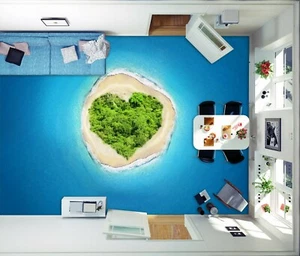 3D Love Forest 30RAIN30 Floor WallPaper Murals Wall Print Decal AJ Honey - Picture 1 of 5