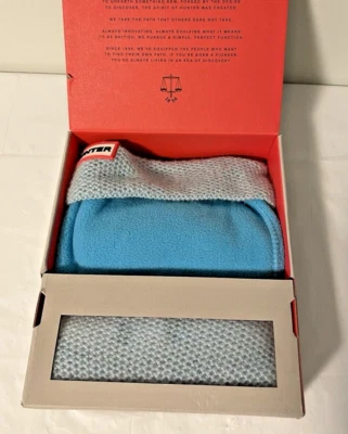 Hunter Mujer’s Bota Calcetines Originales Alto Cubo Azul Talla Mediana Nuevos En Caja Foto 1 de 4