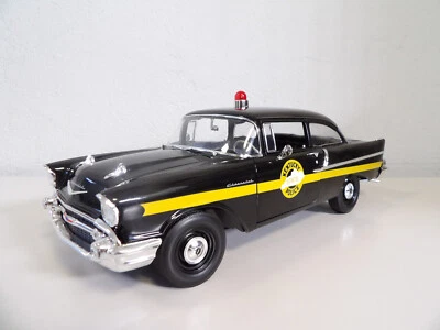RARE HIGHWAY 61  1:18 1957 Chevrolet 150 Sedan - Kentucky State Police- 18027 - Image 1 of 4