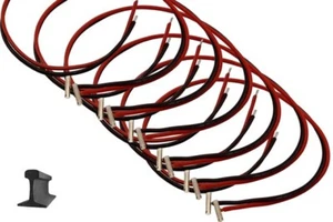 DCC Concepts ~ Wired Terminal Rail Joiners ~ Code 83 & 100 ~ 6 Pcs ~ LTK-C100.6 - Picture 1 of 1