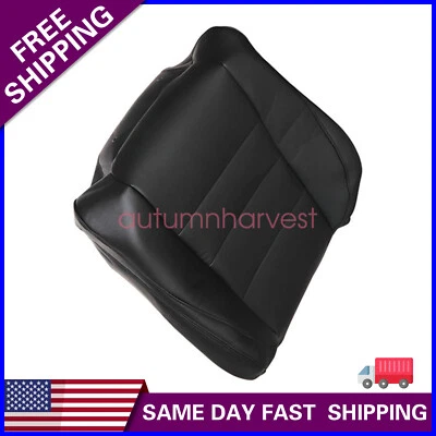 Cubierta de asiento de cuero negra para Honda Accord 2008 2009-2012 con respaldo inclinado para conductor Foto 1 de 4