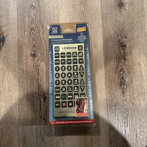 Jumbo Universal Remote Large Buttons for TV/VCR/DVD+ NEW Up To 8 Device - Picture 1 of 4