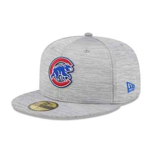 NEW ERA MENS CHICAGO CUBS CLUBHOUSE 2023 59FIFTY FITTED HAT SIZE 7 3/8 GREY - Picture 1 of 4