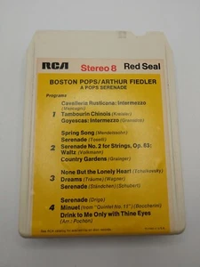 Boston Pops Arthur Fiedler A Pops Serenade RCA Red Seal Stereo 8-Track R8S-1120 - Picture 1 of 4