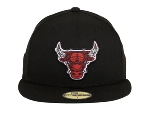 Gorra ajustada New Era 59fifty X Louis De Guzmán talla 7 Chicago Bulls All Star negra - Imagen 1 de 5