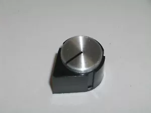 GC 1210 DIAL POINTER KNOB 1" WITH SILVER INLAY 1/4" SHAFT RADIO 1PC - Picture 1 of 4