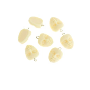 4 Doll Face Resin Charms - K557 - Picture 1 of 3