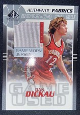Dan Dickau 2003-04 SP Game Used Authentic Fabrics #DDJ Jsy SP RARE PATCH RELIC