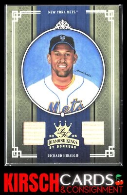 Richard Hidalgo 2005 Donruss Diamond Kings #147 materiales oro #/50 Foto 1 de 2