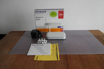 NETGEAR WGR614 54 Mbps Wireless-G Router, mit allem Zubehör, wie neu - Bild 1 von 4