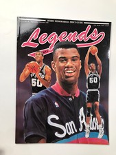 Legends Sports Memorabilia Magazine David Robinson Spurs Hobby Edition #4 1991
