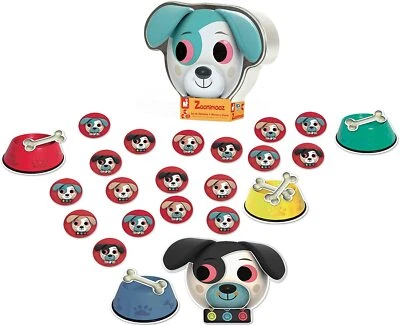 New in Tin Janod Zoonimooz Dog Action Memory Card Game Match Game Kids Toy - Image 1 of 3