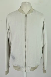 ZARA Beige Windcheater Jacket size Eur XL Mens Full Zip Bomber Outdoors - Picture 1 of 8