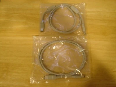 Fire Wire 1394 Cables 6 Pin to 6 Pin - 1M - Heavy Duty - Qty 2 - NEW!!! - Image 1 of 3