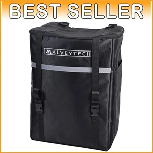 Compact Extra Large Mobility Scooter Bag with Adjustable Straps - Black Nylon - Picture 1 of 11