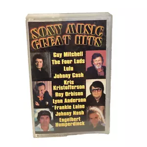 Sony Music Great Hits (Cassette, 1996) Sony Music Special Products BT 26913 VG+ - Picture 1 of 8