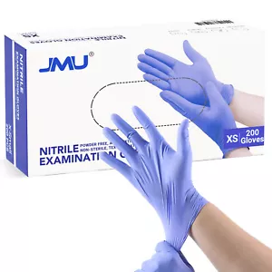 Guantes de nitrilo desechables de 3,5 millas 4000 piezas laboratorio dental cocina sin polvo y látex - Imagen 1 de 13