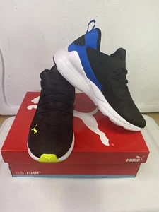 Puma Cell Vive Gade Jr. Low Top Jungen Schuhe schwarz blau neon 195441-02 Größe 7C neu im Karton - Bild 1 von 11