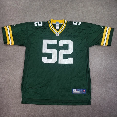 Clay Matthews Green Bay Packers Jersey Men Size XL Green Yellow #52 NFL Football Cover