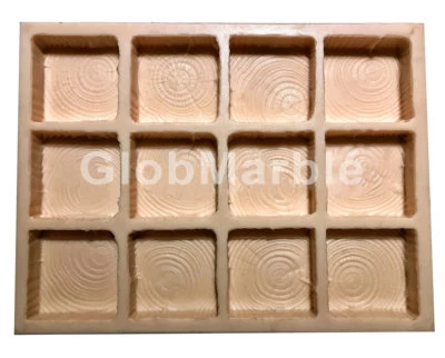 Concrete Stone Mold. Concrete Wood Logs WS 5902. Stepping Stone Mold, Step wood - Image 1 of 2