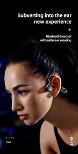 Nuevos auriculares Joyroom Subversion oído abierto Bluetooth 5.0 IPX4 táctil inteligente - negros - Imagen 1 de 12