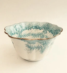 Scarce Wileman Foley Sugar Bowl, Pre-Shelley Empire Shape, Fern Pattern 1893 - Picture 1 of 12
