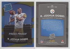 2017 Panini Donruss Rated Press Proof Gold /50 R Joshua Dobbs #331 Rookie RC