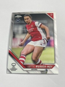 2021/22 Topps Chrome Women's Champions League Arsenal Lotte Wubben-Moy RC