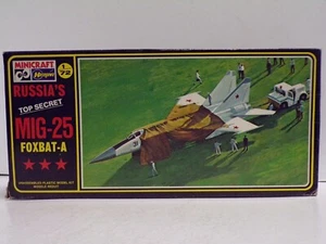 MIG-25 Foxbat-A 1:72 Minicraft Hasegawa 130 Modelo Top Secret de Rusia 020924JET - Imagen 1 de 15