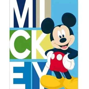 Disney Mickey Mouse Boys Girls Kids Soft Fleece Throw Blanket 100 x 140cm - Picture 1 of 1