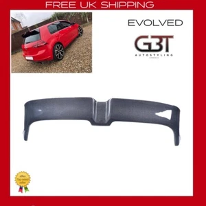 PER VW GOLF R MK7 MK7.5 GTD GTI OETTINGER STYLE SPOILER BAGAGLIAIO FIBRA DI CARBONIO - Foto 1 di 15