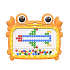 Doodle Board with Magnetic Pen and Beads Montessori Education Toy for Boys Girls