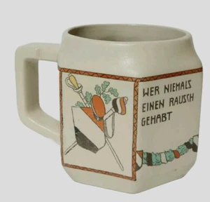 Alter V+B Mettlach Krug 3344 Studentenkrug Studentika Villeroy & Boch Bierkrug - Bild 1 von 17