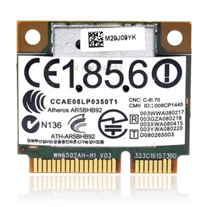Atheros AR9280 PCI-Express AR5BHB92 WiFi Network Card for Linux Hackintosh Win10 - Picture 1 of 5