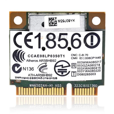 Atheros AR9280 PCI-Express AR5BHB92 WiFi Network Card for Linux Hackintosh Win10 - Image 1 of 4