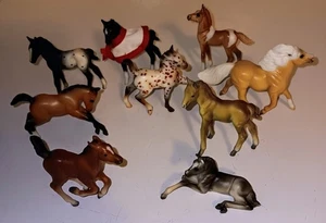 9 - 1 1/2" - 2" Breyer Horses/Foals - Picture 1 of 1