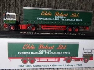 Atlas Eddie Stobart DAF 2800 Curtainside Gemma Lindsay T101 1:76 Scale Boxed - Picture 1 of 4