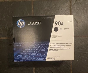 HP CE390A 90A Black Toner Cartridge LaserJet Enterprise 600,602,M4555 Sealed NEW - Picture 1 of 5