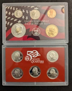 2006 S Silver Proof Set - Complete 10 coins/Box/COA. - Picture 1 of 6