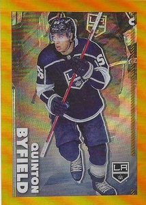 2022-23 Topps Chrome hockey stickers 232 Quinton Byfield GOLD 1/50 Los Angeles - Picture 1 of 2