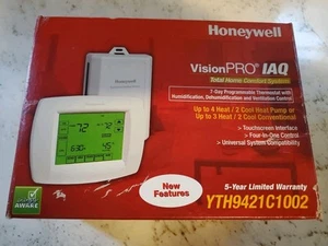 NEW Honeywell YTH9421C1002 VisionPRO IAQ Digital Thermostat - Picture 1 of 3