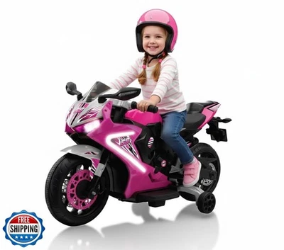 Kid Trax 6V 发光电动蹒跚学步的孩子摩托车-幼儿自行车, — 第 1/4 张图片