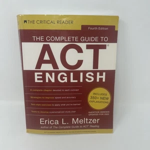 The Complete Guide to ACT English, Fourth Edition by Erica L Meltzer GOOD - Picture 1 of 8
