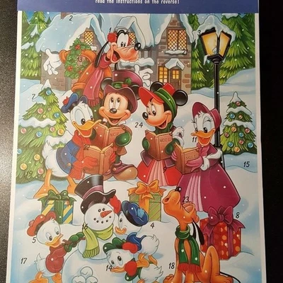 华特迪士尼复古1998年圣诞节日历儿童乐趣! — 第 1/4 张图片